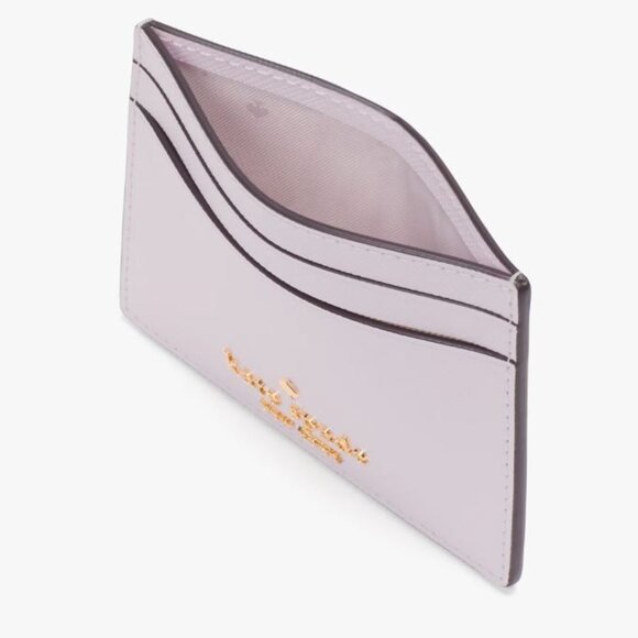 NWT $89 Kate Spade Madison Small Slim Card Holder Pale Amethyst - Picture 2 of 3